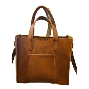 Portland Leather Honey Colored Lola Tote